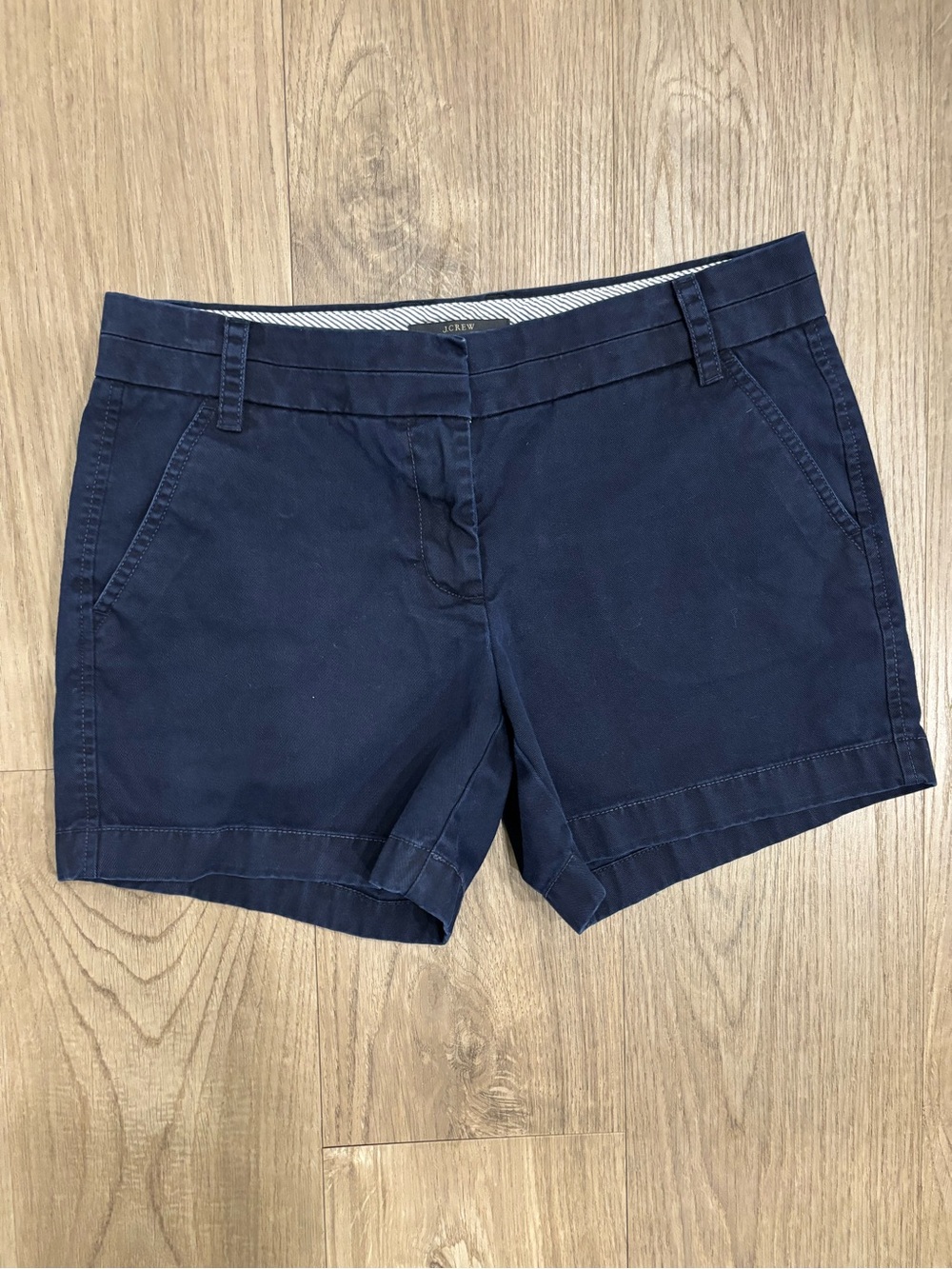J. Crew Classic Navy Women's Chino Shorts Size 4